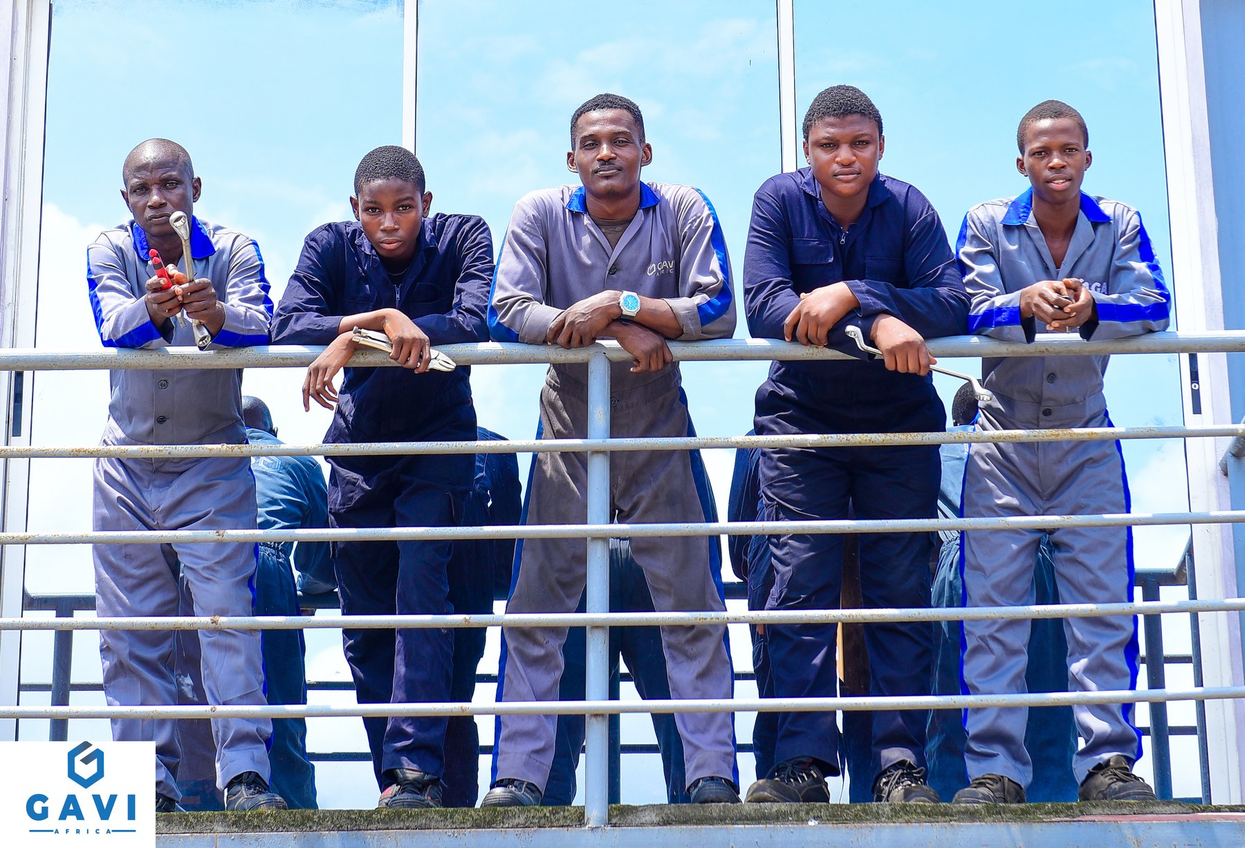 GAVI AFRICA technician team